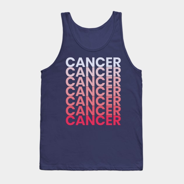 Cancer Zodiac Sign Tank Top by gnomeapple